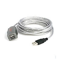 Startech.com Cable de Extensin Activo USB 2.0 de 16 pies - M/F (USB2FAAEXT15)